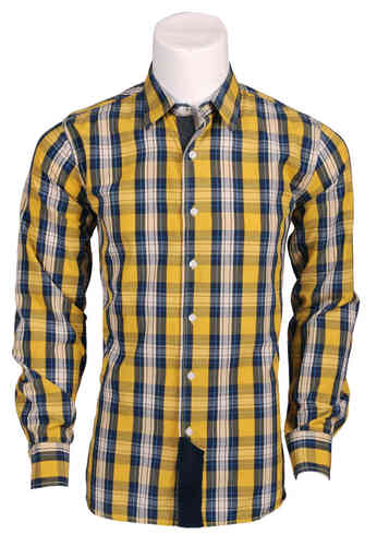 Kontrolleret shirt mand | Seaport Shirt | 0539
