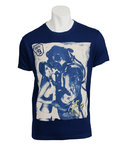 Herreskjorter | Graphic T - Shirt | Blå farge | 9822