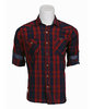 Camisa cuadros hombre | Camisa Seaport | Color rojo | 0122