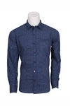 Man print shirt | Seaport | Blue | 0714