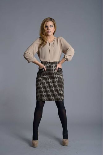 Kvinner Short Skirt | Caster Jeans | Catania Paix