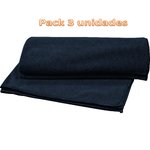 Gym håndklæder | Badestrand | 3 enheder 38x68 cm | navy