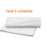 Gym håndklæder | Badestrand | 3 enheder 60x145 cm | hvid