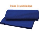 Gym håndklæder | Badestrand | 3 enheder 38x68 cm | royal