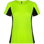 Camiseta deportiva m/c Mujer | CA6648 | color verde fluor