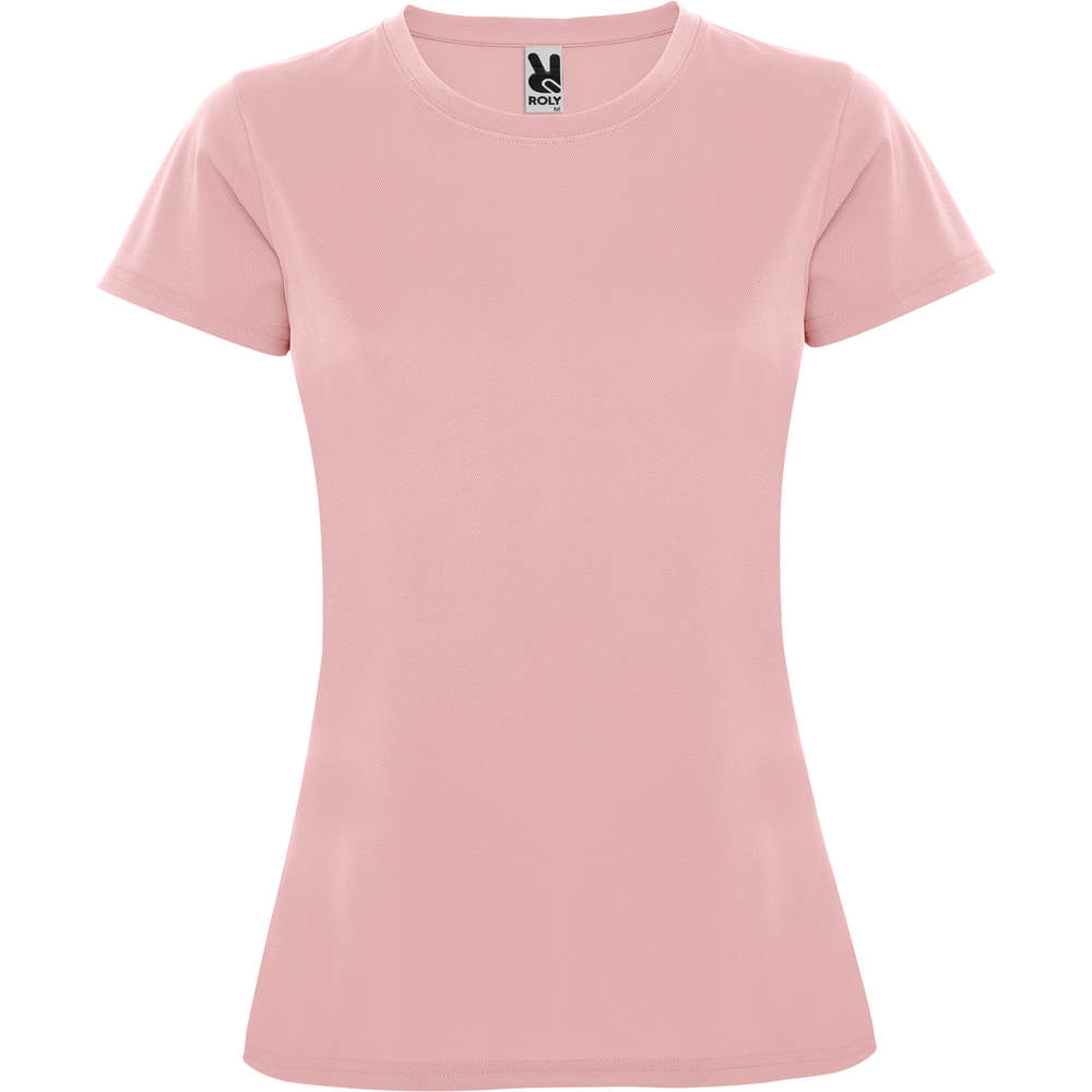 estético Temeridad Lugar de la noche Camiseta deportiva m/c Mujer | CA0423 | color rosa claro |ropa deporte