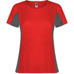 Camiseta deportiva m/c Mujer | CA6648 | color rojo