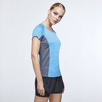 Camiseta deportiva m/c Mujer | CA6648 | color celeste