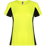 Camiseta deportiva m/c Mujer | CA6648 | color amarillo