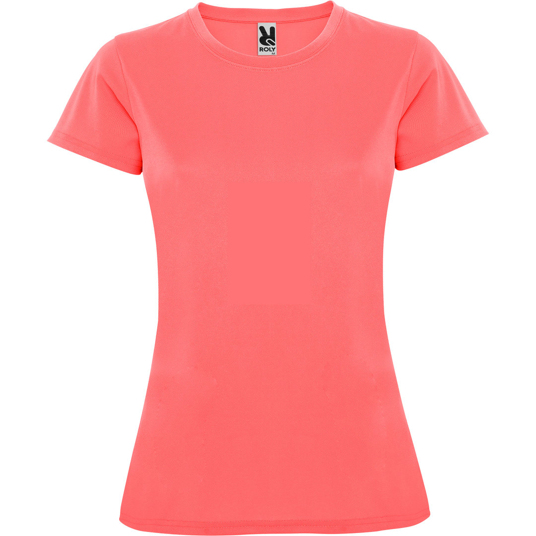 expedido consumirse Cuna Camiseta deportiva m/c Mujer | CA0423 | color coral |ropa deporte