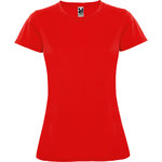 Camiseta deportiva m/c Mujer | CA0423 | color rojo