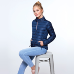 Kvinders polstret jakke | Elektrisk blå farve | (RA5095)