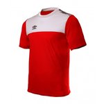 Umbro | Jalkapallo T-paita S / S | 22001I Ness | punainen valkoinen