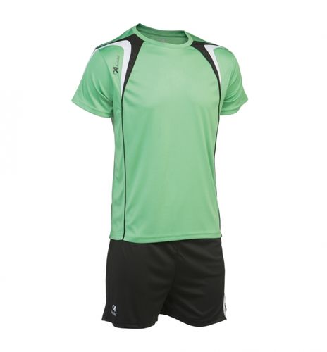 Fußball-Sport-Outfit | Asioka | 122-128 / 15 grün / schwarz