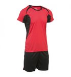 Fußball-Sport-Outfit | Asioka | 69/12 rot / schwarz