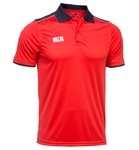 Asioka | Polo skjorte for menn med korte ermer | Ref. 108 / 17N rød
