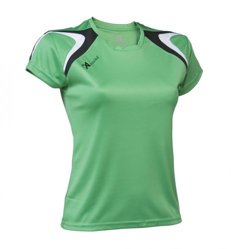 Camiseta running | Mujer | Asioka 126/15 verde