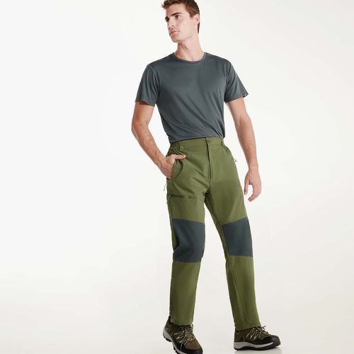 Pantalón de Travesía Hombre | PA9099 Elide | verde militar