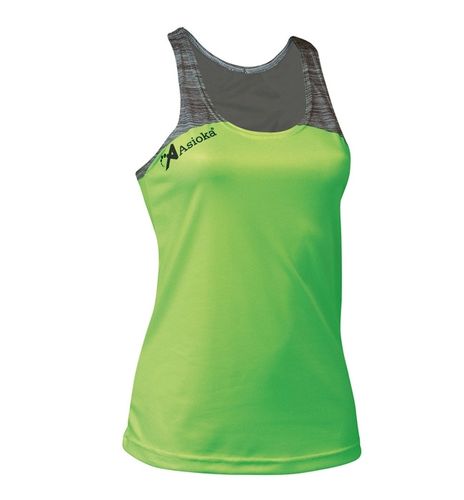 Camiseta running tirantes | Mujer | Asioka | 401/17S verde