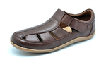 Sandales en cuir pour hommes | Flexmax | 5550 marron
