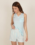 Pijama verano Mujer | 54193-0 | color azul