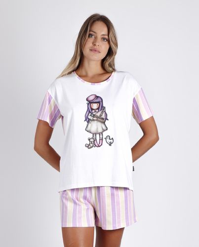 Pijama verano Mujer | 55612-0 | color blanco