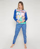 Pijama Invierno | Mujer | 55547-0 | Azul | Santoro Multicoleccion