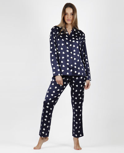 Pijama Invierno | Mujer | 56152-0 | Marino | Admas Classic