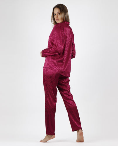 Pijama Invierno | Mujer | 56173-0 | Burdeos | Admas Classic