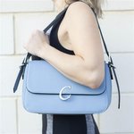 Shoulder Bag With Crossbody Bag Woman | 315178 Maroon | 03-Texan Blue