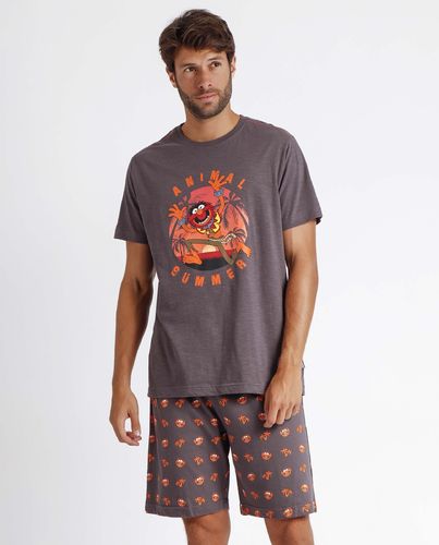Sommerpyjamas for menn | Disney | grå | 60658-0