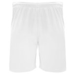 Pantalón corto deportivo | Roly | DORTMUND PA6688 | blanco