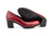 Zapatos  Mujer | Tacón ancho | MX-923 Burdeos