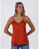 Camiseta Tirante Puntilla Escote | Mujer | 43491-0 | caldera